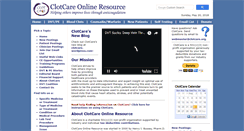 Desktop Screenshot of clotcare.org