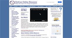 Desktop Screenshot of clotcare.com